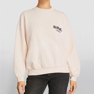Anine Bing light pink Jaci LA Sweatshirt